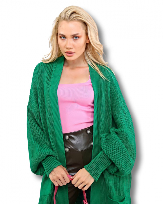 Cardigan dama verde Pine Green [3]