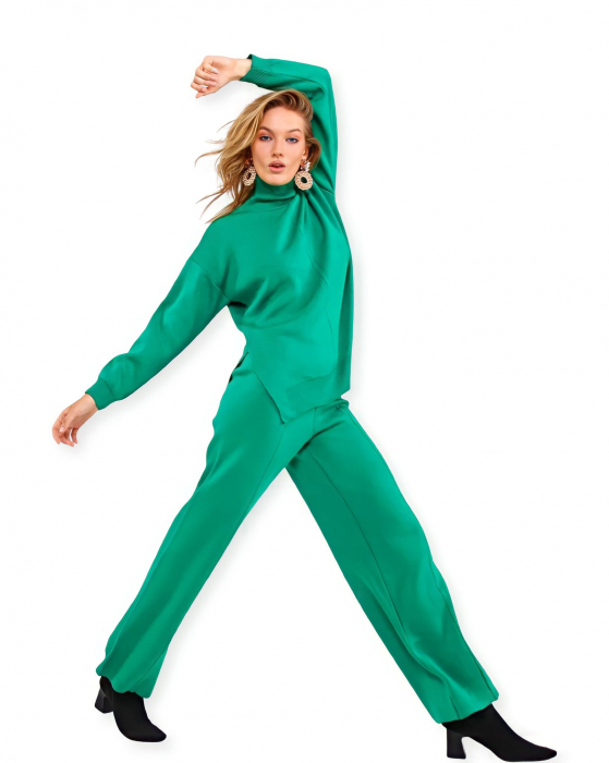 Compleu dama elegant verde Deep Emerald [2]
