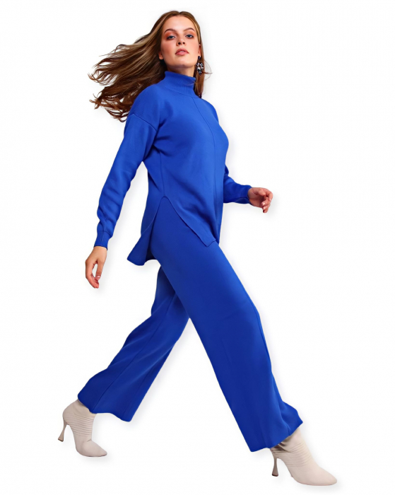 Compleu dama elegant Albastru Navy [2]