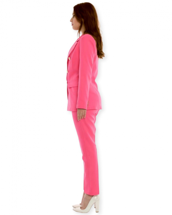 Costum Dama Roz Vera - Costum de birou - Costum Office cu atitudine [3]