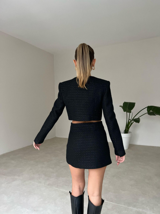 Costum Sacou+Fusta Negru | Colectia Hugo Studio 2023 [7]