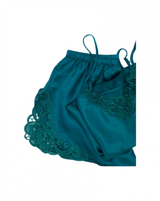 Pijama scurtă din satin Mermaid [4]