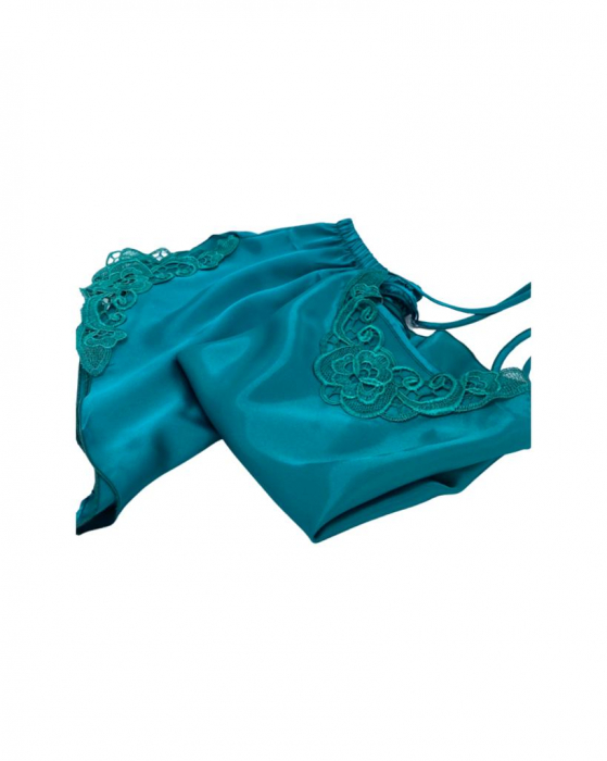 Pijama scurtă din satin Mermaid [3]