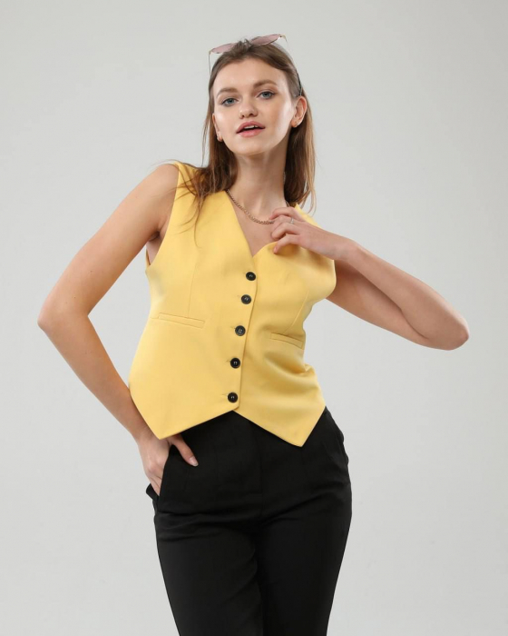 Vesta dama eleganta, cambrata, Office Pineapple [2]