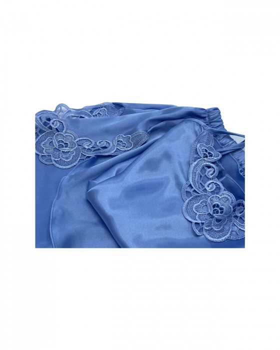 Pijama scurtă din satin Cold Breeze [3]