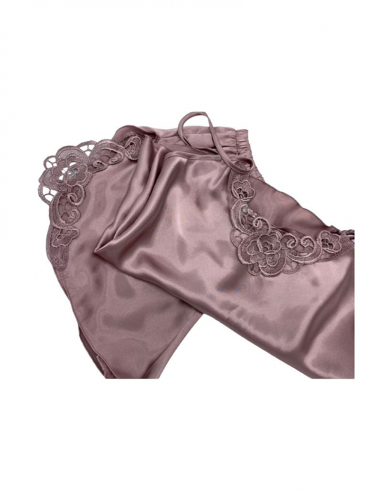 Pijama scurtă din satin Shady Lady [3]