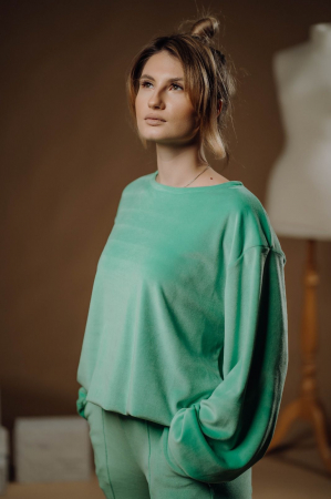 Trening Dama Velvet Neon Green [1]