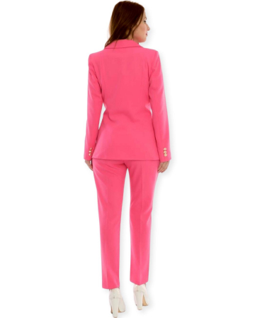 Costum Dama Roz Vera - Costum de birou - Costum Office cu atitudine [1]