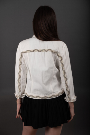 Geci Denim Handmade - Geaca Denim Handmade Otilia