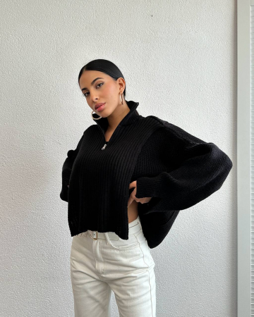 Pulovere - Pulover Infinite Comfort - Negru