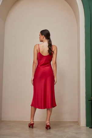 Rochie Lunga Satin Rosie [2]