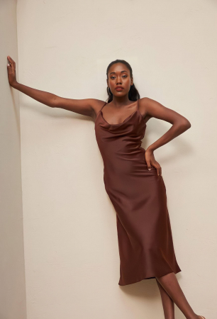 Rochie Lunga Satin Maro Cindy [1]