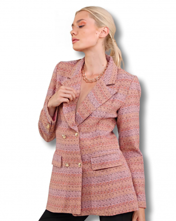 Sacou dama roz - multicolor Blush - Cumpara acum [1]