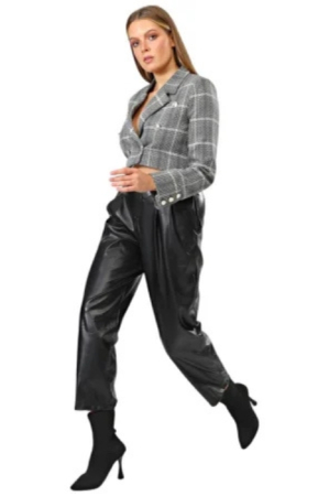 Sacou Gri Scurt Carouri Dama Cropped Cloud [1]
