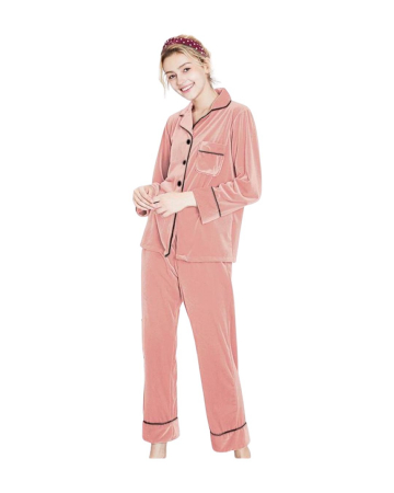 Pijama lungă Velvet [0]