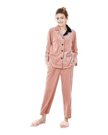 Pijama lungă Velvet [4]