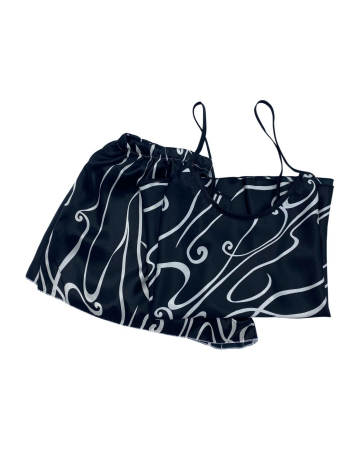 Pijamale Scurte - Pijama scurtă Abstract