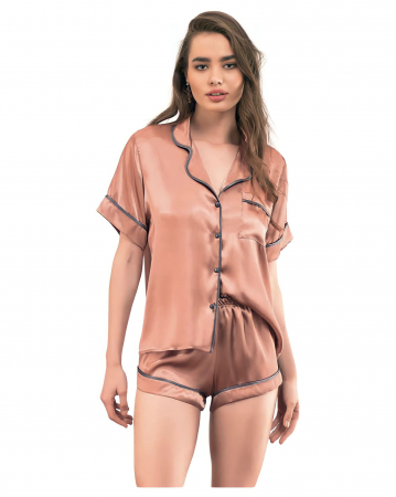 Pijamale Premium - Pijama satin Eva