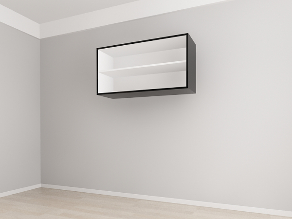 Evora 4 MDF Negru Lucios - Set Mobilă Bucătărie Modulară Modernă MDF 4.8m Premium Configurabilă Deschidere Prin Apăsare Fără Mânere/Push to Open Design Integral Suspendat Personalizabil - Hulgo Mobili [8]