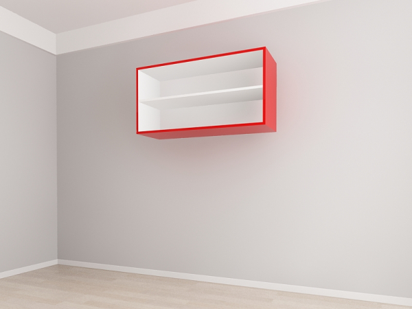 Evora 4 MDF Rosu Lucios - Set Mobilă Bucătărie Modulară Modernă MDF 4.8m Premium Configurabilă Deschidere Prin Apăsare Fără Mânere/Push to Open Design Integral Suspendat Personalizabil - Hulgo Mobili [16]