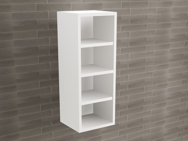 Corp Baie EOS Suspendat 2 Uși MDF Alb Lucios 80x30x30 cm | Mobilier Baie Modern, Premium, Configurabil si Personalizabil - Hulgo Mobili [3]