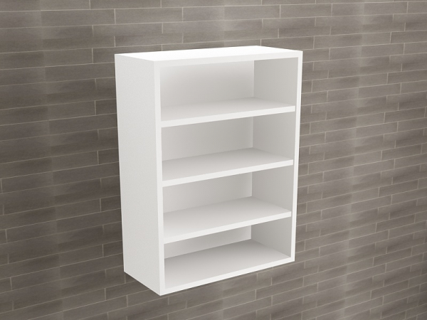 Corp Baie EOS Suspendat 2 Uși MDF Alb Lucios 80x60x30 cm | Mobilier Baie Modern, Premium, Configurabil si Personalizabil - Hulgo Mobili [3]