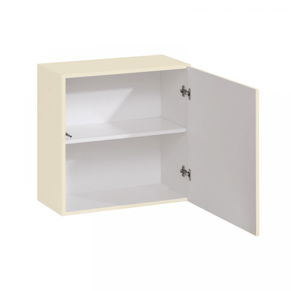 Corp CUB 60 MDF Crem Lucios - QUADRO | Modul Mobilier Suspendat Premium Configurabil Fără Mânere/Push to Open - Hulgo Mobili [3]