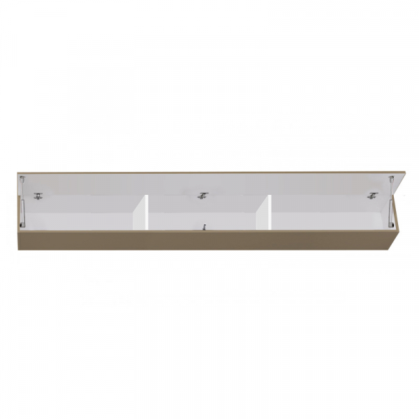 Corp Orizontal 150 MDF Cappuccino Lucios - Quadro | Modul Mobilier Suspendat Premium Configurabil Fără Mânere/Push to Open - Hulgo Mobili [3]