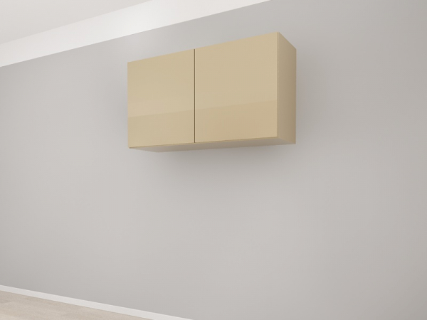 Corp Superior 120 cu 2 Uși MDF Cappuccino Lucios - Blanca | Modul de Bucătărie Premium Configurabil - Hulgo Mobili [3]