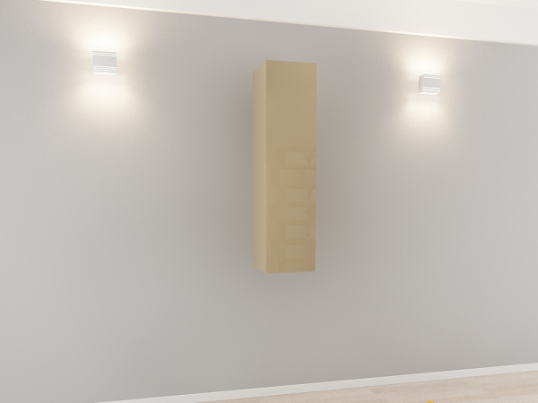 Corp Turn 120 MDF Cappuccino Lucios - Quadro | Modul Mobilier Suspendat Premium Configurabil Fără Mânere/Push to Open - Hulgo Mobili [2]