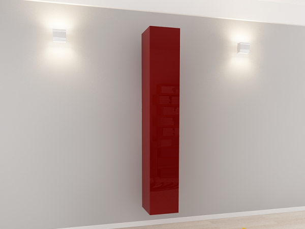 Corp Turn 180 MDF Bordo Lucios - Quadro | Modul Mobilier Suspendat Premium Configurabil Fără Mânere/Push to Open - Hulgo Mobili [2]