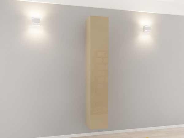 Corp Turn 180 MDF Cappuccino Lucios - Quadro | Modul Mobilier Suspendat Premium Configurabil Fără Mânere/Push to Open - Hulgo Mobili [2]