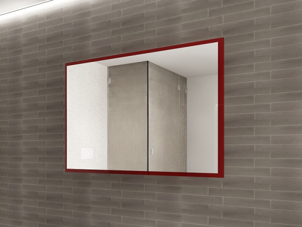 Panou Oglindă Baie EOS MDF Bordo Lucios 120x80 cm | Mobilier Baie Modern, Premium, Configurabil si Personalizabil - Hulgo Mobili [2]