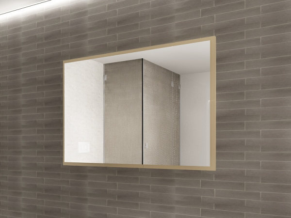 Panou Oglindă Baie EOS MDF Cappuccino Lucios 120x80 cm | Mobilier Baie Modern, Premium, Configurabil si Personalizabil - Hulgo Mobili [2]