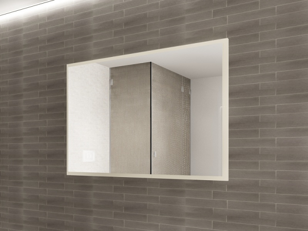 Panou Oglindă Baie EOS Crem MDF Lucios 120x80 cm | Mobilier Baie Modern, Premium, Configurabil si Personalizabil - Hulgo Mobili [2]