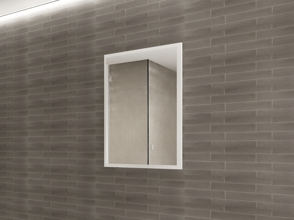 Panou Oglindă Baie EOS MDF Alb Lucios 80x60 cm | Mobilier Baie Modern, Premium, Configurabil si Personalizabil - Hulgo Mobili [2]