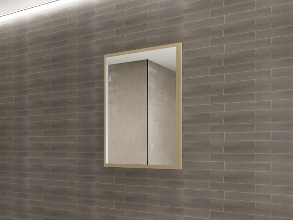 Panou Oglindă Baie EOS MDF Cappuccino Lucios 80x60 cm | Mobilier Baie Modern, Premium, Configurabil si Personalizabil - Hulgo Mobili [2]