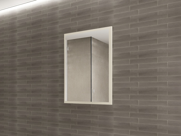 Panou Oglindă Baie EOS MDF Crem Lucios 80x60 cm | Mobilier Baie Modern, Premium, Configurabil si Personalizabil - Hulgo Mobili [2]