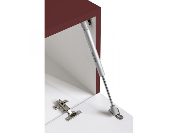 Living QUADRO 13 MDF Bordo Lucios | Set Mobilier Modular Suspendat Premium Configurabil pentru un Living Modern Fără Mânere/Push to Open - Hulgo Mobili [5]