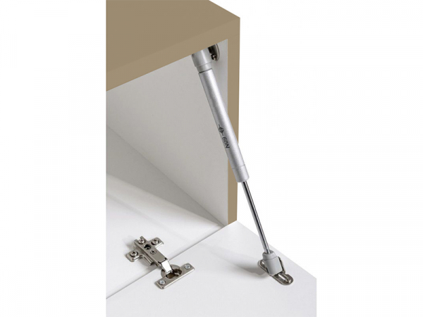 Living QUADRO 16 MDF Cappuccino Lucios | Set Mobilier Modular Suspendat Premium Configurabil pentru un Living Modern Fără Mânere/Push to Open - Hulgo Mobili [5]