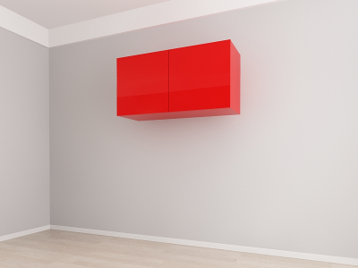 Evora 5 MDF Rosu Lucios - Set Mobilă Bucătărie Modulară Modernă MDF 4.8m Premium Configurabilă Deschidere Prin Apăsare Fără Mânere/Push to Open Design Integral Suspendat Personalizabil - Hulgo Mobili [3]