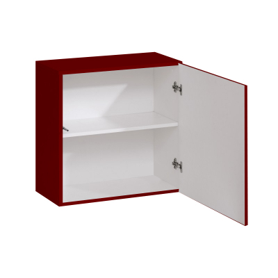 Corp CUB 60 MDF Bordo Lucios - QUADRO | Modul Mobilier Suspendat Premium Configurabil Fără Mânere/Push to Open - Hulgo Mobili [2]