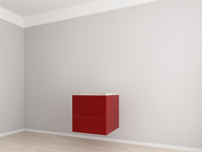 Evora 4 MDF Bordo Lucios - Set Mobilă Bucătărie Modulară Modernă MDF 4.8m Premium Configurabilă Deschidere Prin Apăsare Fără Mânere/Push to Open Design Integral Suspendat Personalizabil - Hulgo Mobili [10]