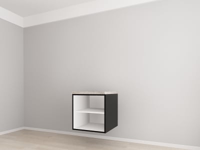 Evora 4 MDF Negru Lucios - Set Mobilă Bucătărie Modulară Modernă MDF 4.8m Premium Configurabilă Deschidere Prin Apăsare Fără Mânere/Push to Open Design Integral Suspendat Personalizabil - Hulgo Mobili [13]