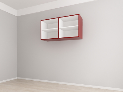 Evora 5 MDF Bordo Lucios - Set Mobilă Bucătărie Modulară Modernă MDF 4.8m Premium Configurabilă Deschidere Prin Apăsare Fără Mânere/Push to Open Design Integral Suspendat Personalizabil - Hulgo Mobili [4]