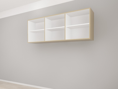 Corp Superior 180 cu 3 Uși MDF Cappuccino Lucios - Blanca | Modul de Bucătărie Premium Configurabil - Hulgo Mobili [1]