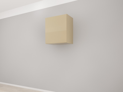 Corp Superior 60 cu 1 Ușă MDF Cappuccino Lucios - Blanca | Modul de Bucătărie Premium Configurabil - Hulgo Mobili [2]