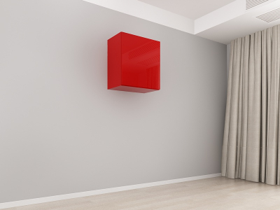 Corp Superior 60 cu 1 Ușă MDF Rosu Lucios - Blanca | Modul de Bucătărie Premium Configurabil - Hulgo Mobili [0]