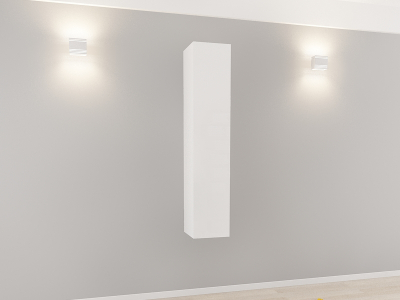 Corp Turn 150 MDF Alb Lucios - Quadro | Modul Mobilier Suspendat Premium Configurabil Fără Mânere/Push to Open - Hulgo Mobili [1]