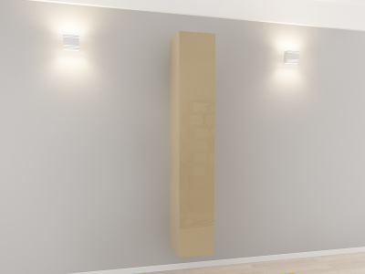 Corp Turn 180 MDF Cappuccino Lucios - Quadro | Modul Mobilier Suspendat Premium Configurabil Fără Mânere/Push to Open - Hulgo Mobili [1]